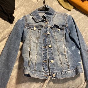 Cute washed out jean jacket